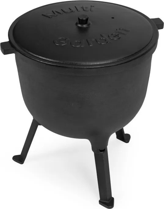 Kociołek żeliwny 15 L na ognisko z pokrywą VK15L