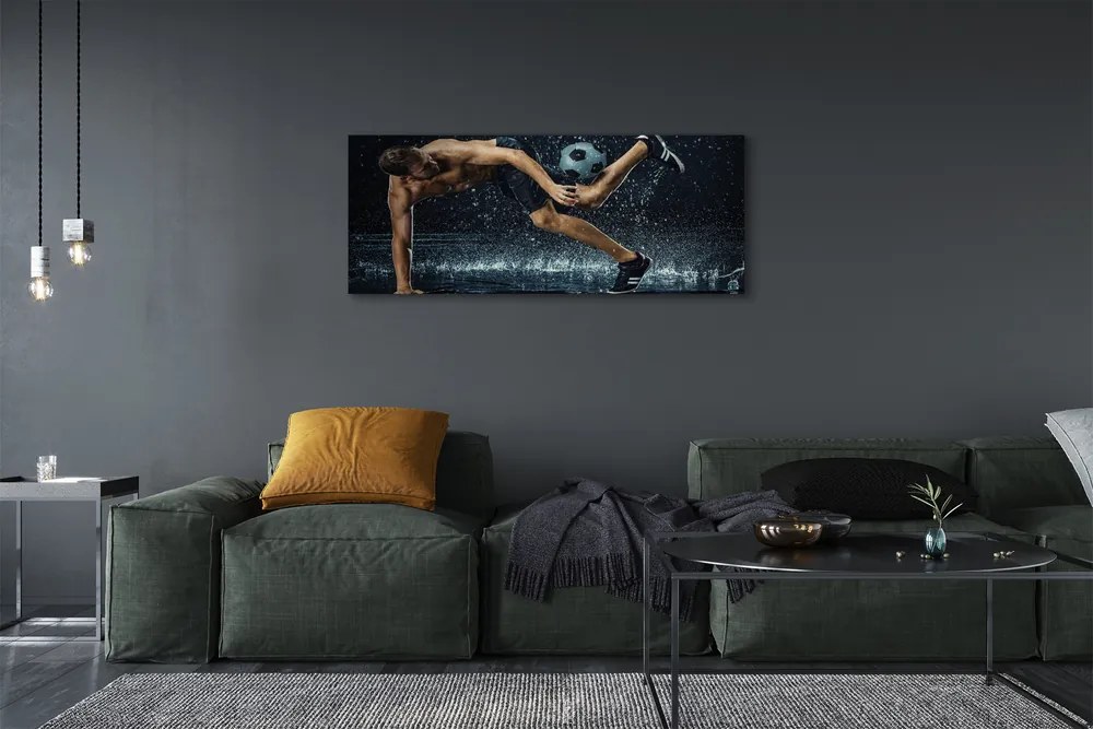 Zdjęcie na płótnie Pasja Gry W Deszczu