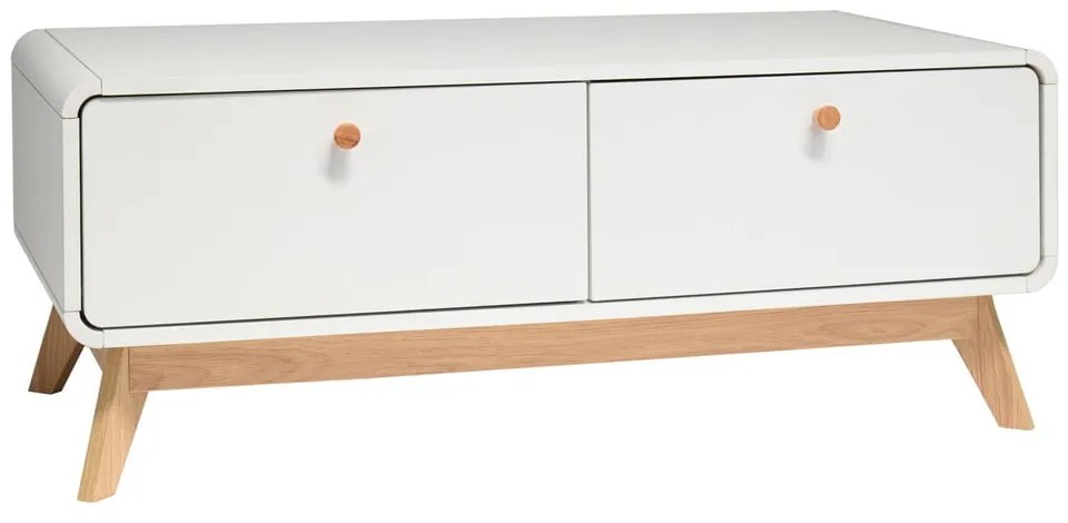 Biała szafka pod TV 100x40 cm Cassie – Støraa