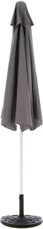 Półokrągły parasol z pokrowcem i stojakiem, 265 x 138 x 230