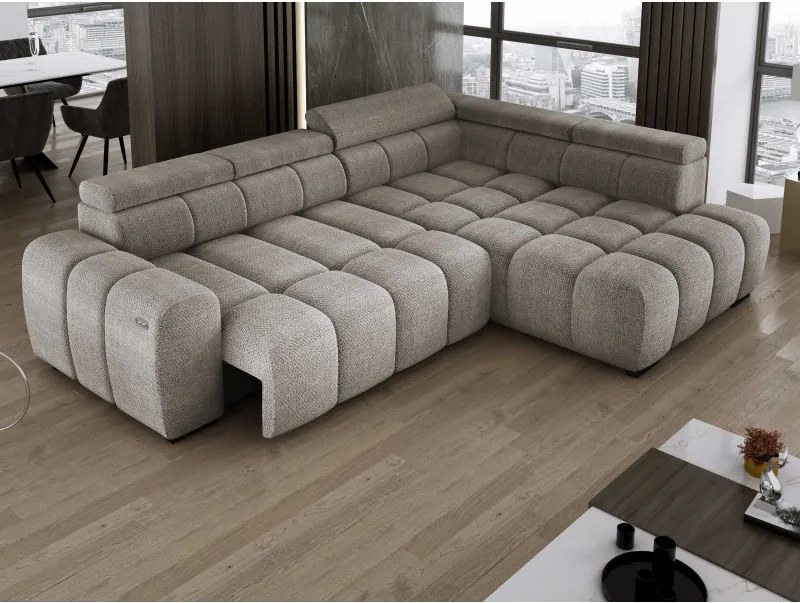 Narożnik BULL L Prawostronny z Elektryczną Regulacją EDEN 07 WERSAL