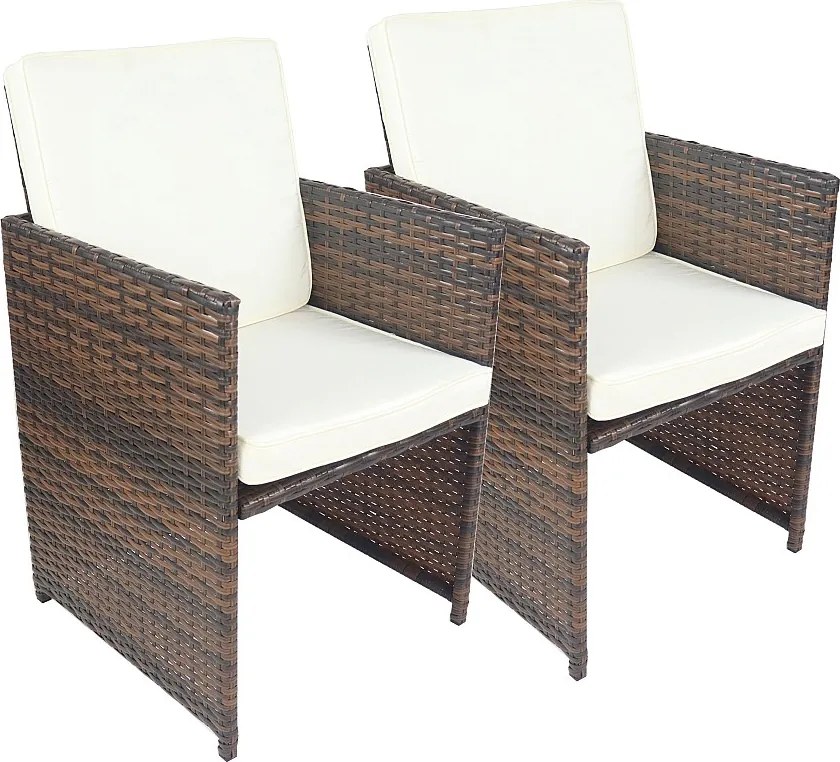 2 szt. Krzesło ogrodowe Krzesło balkonowe Rattan Raloso