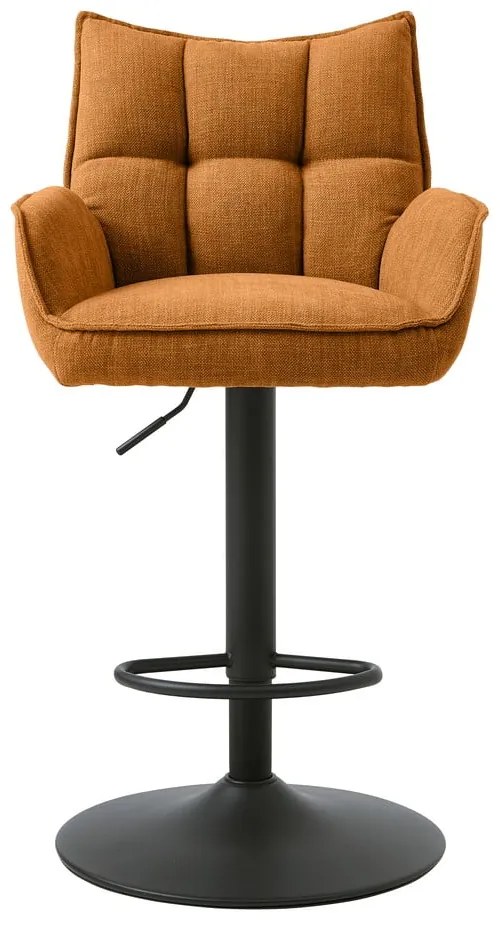 Pomarańczowe hokery z regulowaną wysokością zestaw 2 szt. Marilla – Unique Furniture