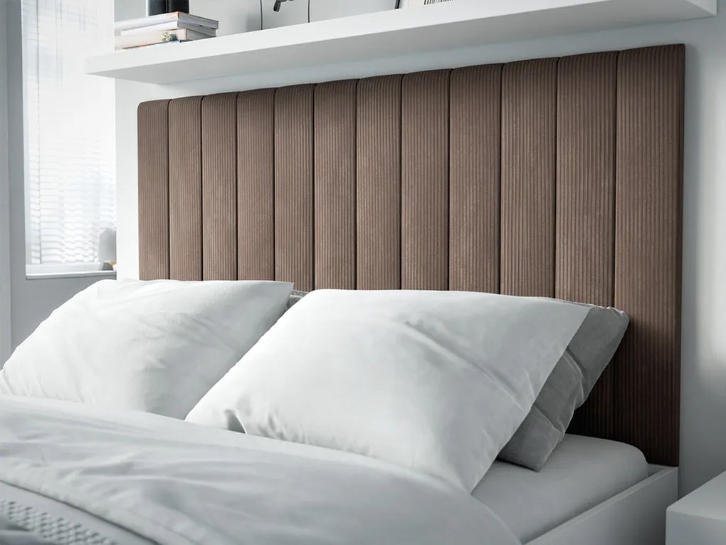 Tapicerowany panel ścienny FRAME LINCOLN 15x90 cm Kolor: Jasnoszary