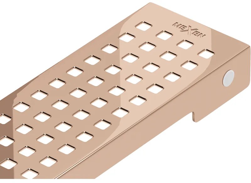 Mexen Flat M08 maskownica do odpływu liniowego 70 cm, różowe złoto - 1625070