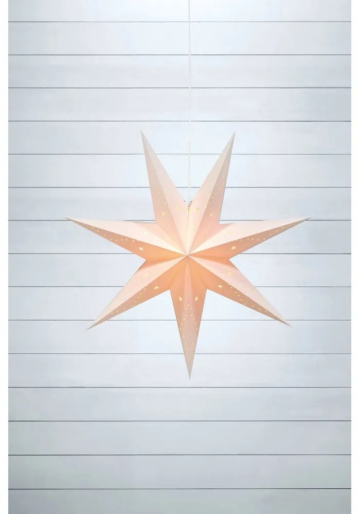 Biała świąteczna wisząca dekoracja świetlna Saturnus – Markslöjd