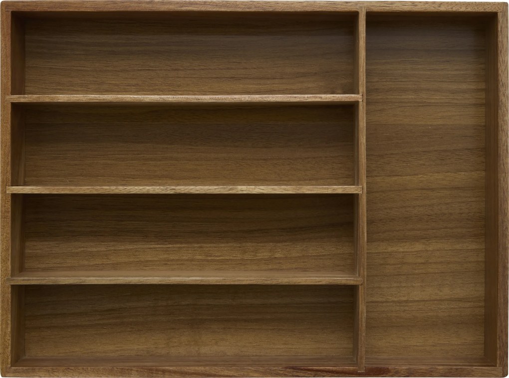 Drewniany organizer na sztućce TIDY SMART, 26 x 35 x 5 cm