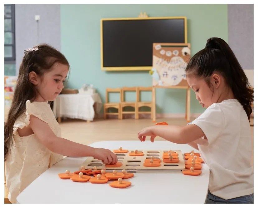 Viga gra pamięciowa memory zgadnij obrazki 10 kart montessori duża
