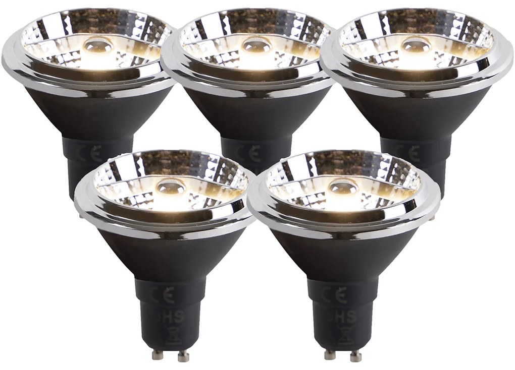 Zestaw 5 żarówek LED GU10 dim to warm AR70 6W 2000K-3000K