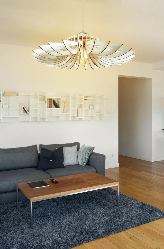 Lampa wisząca Daisy 160-T, biała
