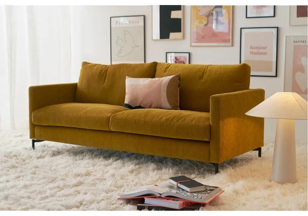 Żółta sofa 196 cm Impulse – Sits