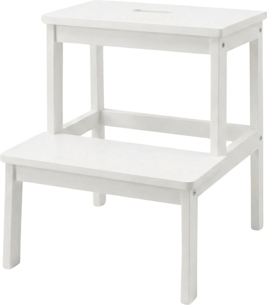 Bambusowy taboret ze schodkiem KROK, wys. 46 cm