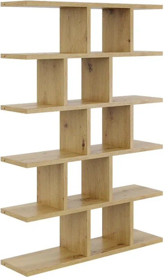 Minimalistyczny Regał Wiszący Lub Stojący Dąb Artisan T7-K84