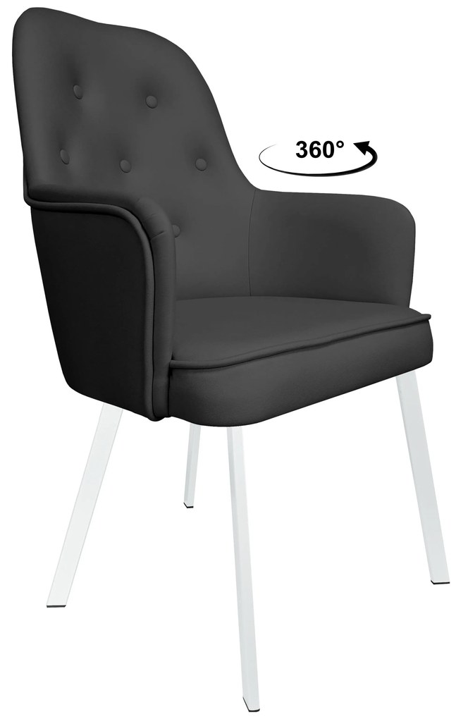 Krzesło obrotowe SARA noga Profil biała Vega99