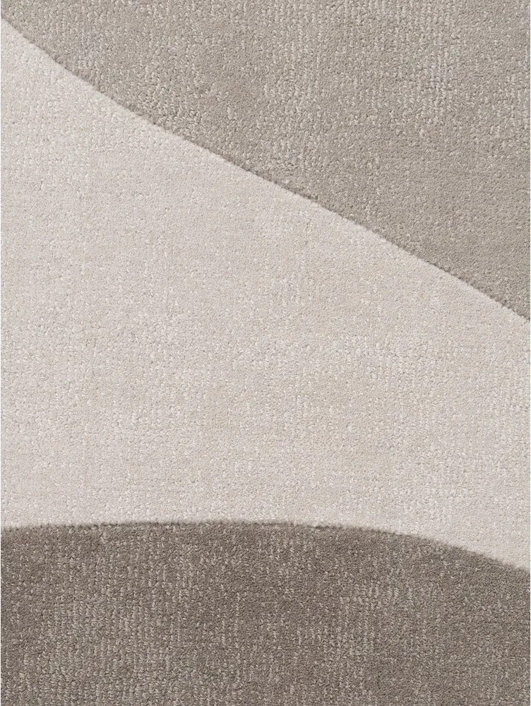 Beżowy wełniany okrągły dywan tkany ręcznie ø 200 cm Hackney Clarissa – Ted Baker