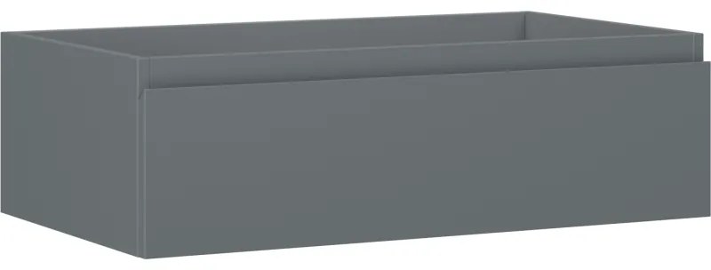 Mexen Orio szafka łazienkowa podumywalkowa 80 cm, 1 szuflada, grafit mat - 91A10-08023-1-BF66