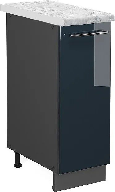 Szafka apteczna ciemnoniebieski wysoki połysk 30x60x82 fame-line