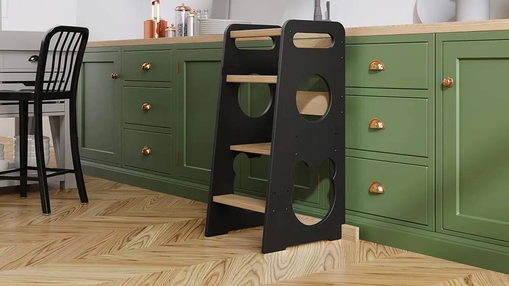 Pomocnik kuchenny BEAR czarny