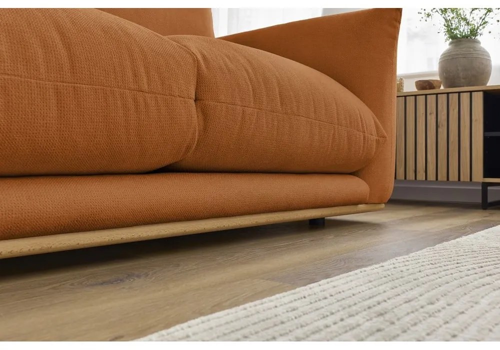 Pomarańczowa sofa 193 cm Ernest – Bobochic Paris