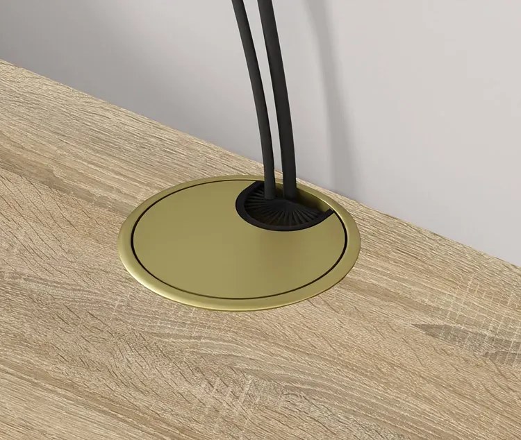 Wisząca szafka pod TV dąb sonoma + biały B4-C27