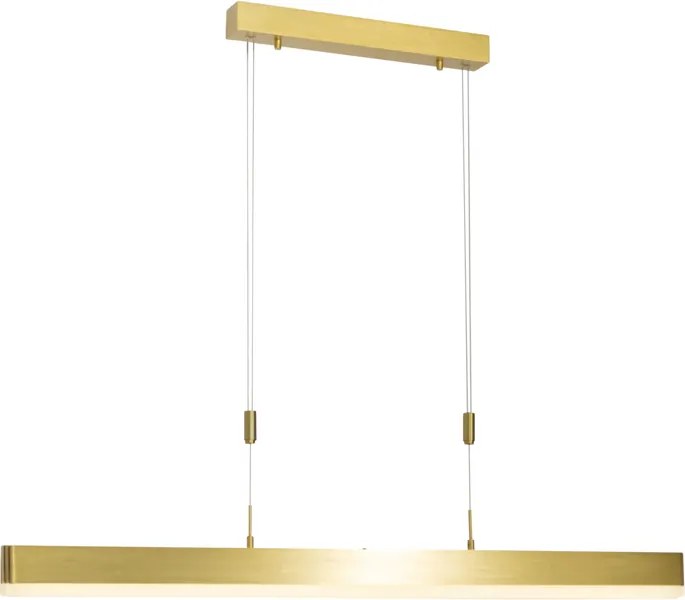 Regulowana lampa wisząca złota z LED - Lamba