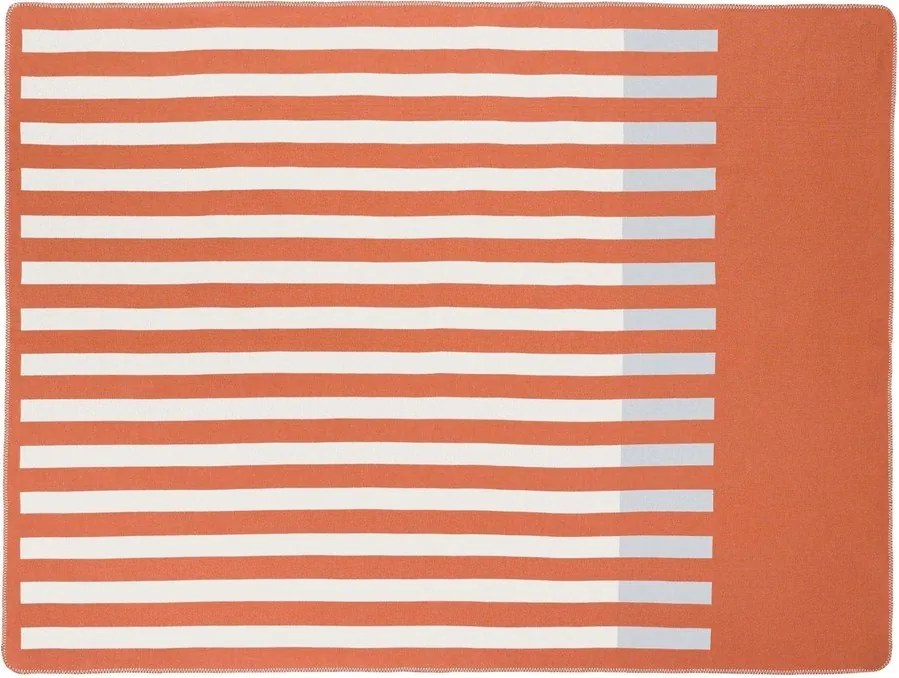 Pomarańczowy koc 160x200 cm Onu – noo.ma