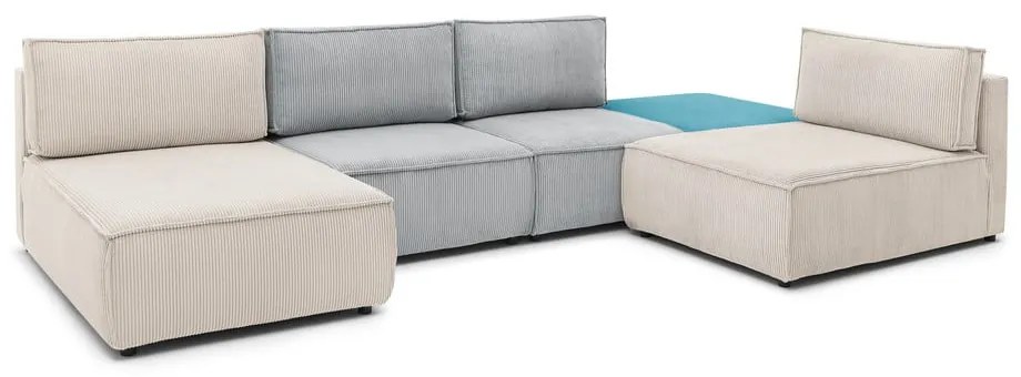 Sztruksowy narożnik (strona zmienna) Nihad modular – Bobochic Paris