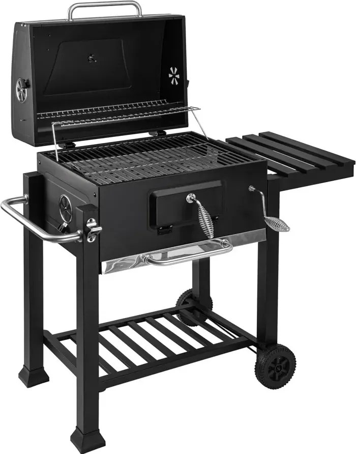 Węglowy grill z pokrywką na kółkach G1-A82