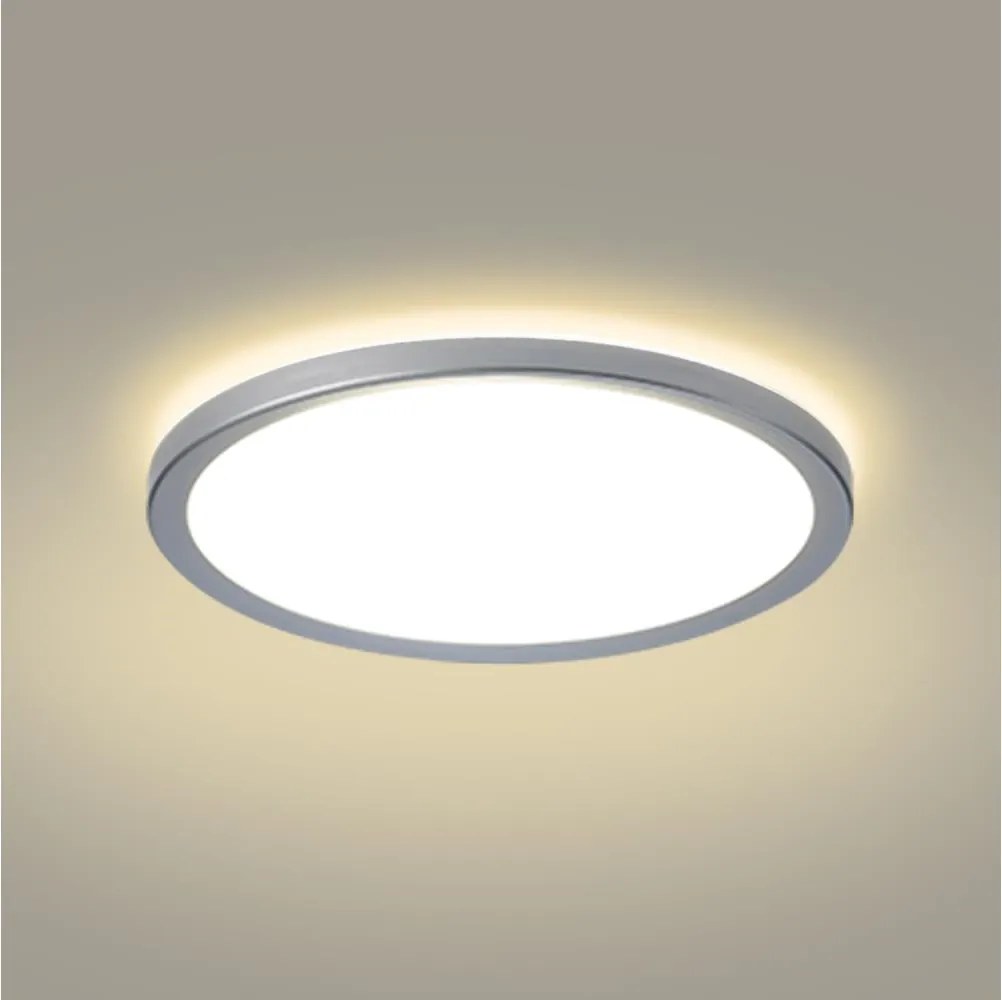 Brilagi - LED oprawa sufitowa do łazienki ULTRA SLIM LED/24W/230V Ø 42 cm srebrna IP54