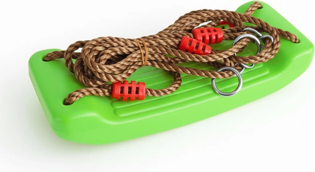 Huśtawka ogrodowa dla dzieci plastikowa ZOYA zielona