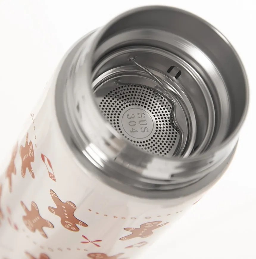 Biały termos 400 ml – Orion