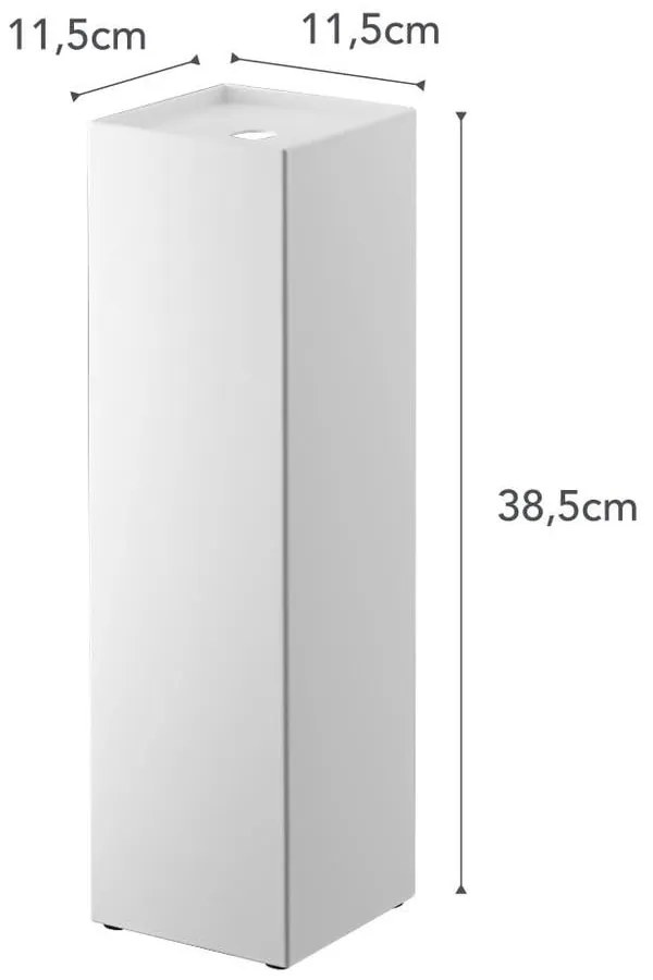 Biały stojak na papier toaletowy YAMAZAKI Tower