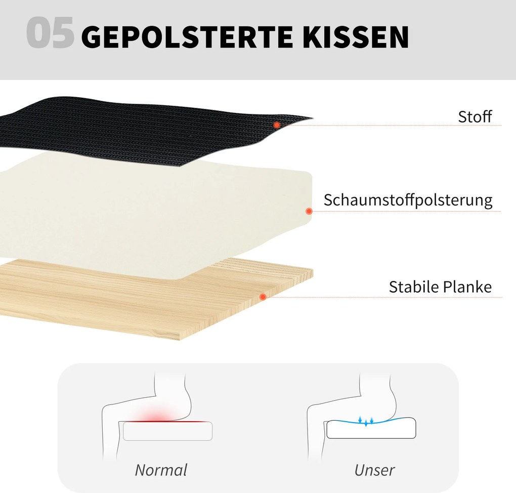 HOMCOM Fotel biurowy Regulacja wysokości Krzesło biurkowe z regulowanym pierścieniem podnóżka, podparciem lędźwiowym, 62 x 59 x 119 cm, Czarny