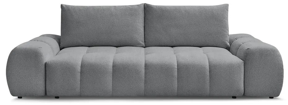 Ciemnoszara sofa z tkaniny szenilowej 278 cm Everest – Bobochic Paris