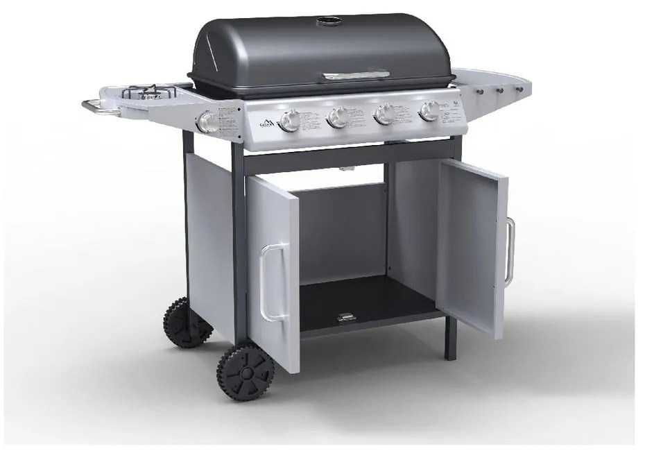Grill ogrodowy na gaz z kółkami Cattara Master Chef Flame Tamer