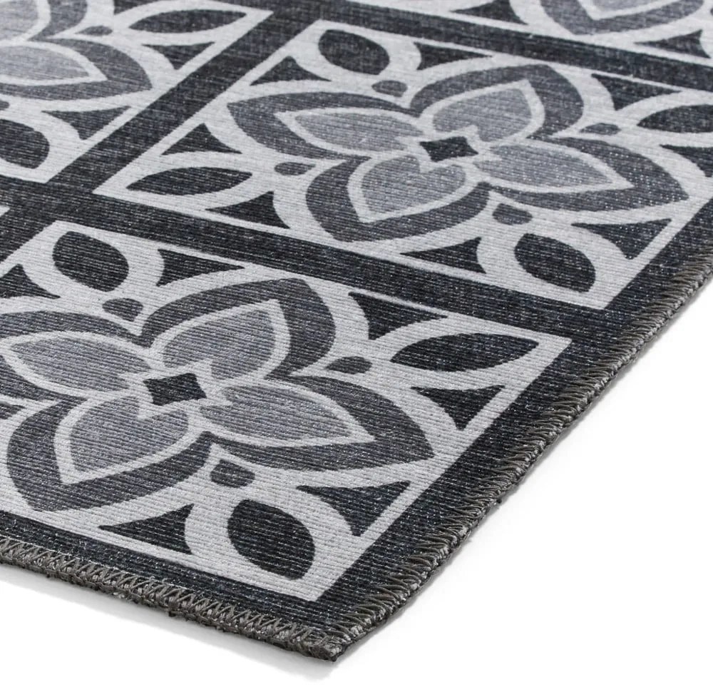 Ciemnoszary chodnik odpowiedni do prania 61x170 cm Victoria Grey – Think Rugs