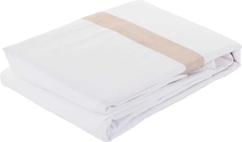 Komplet pościeli z domieszką lnu LAURALINE, 240 x 220 cm