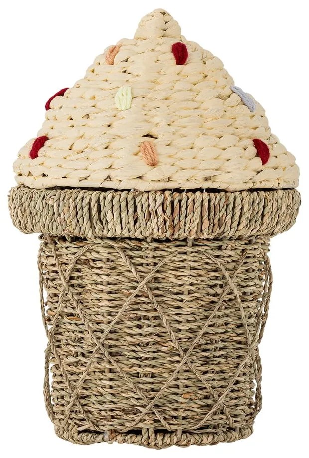 Dziecięcy kosz na zabawki z trawy morskiej w naturalnym kolorze ø 28x41 cm Cillie – Bloomingville Mini