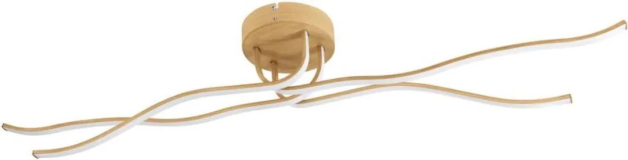 Eglo 901105 - Lampa sufitowa LED RONCADE LED/37W/230V brązowa