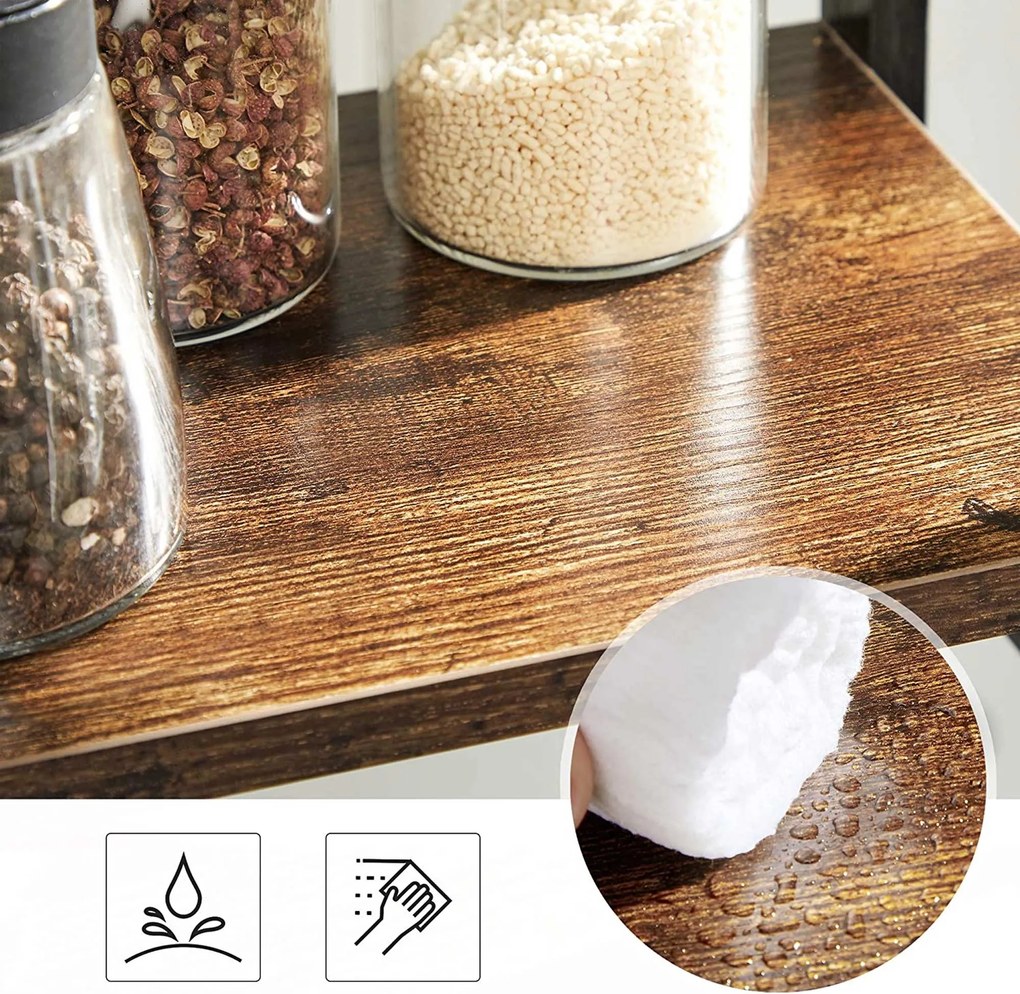 Stojak na przyprawy, Półka na Blat, Industrialny - OFS046B01