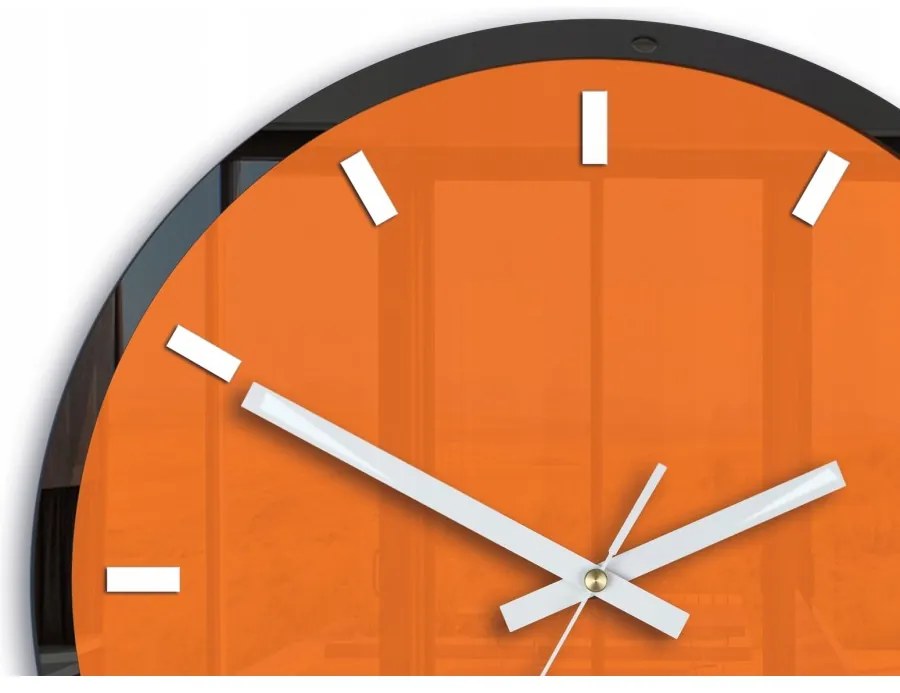 Zegar ścienny okrągły klasyczny z cichym mechanizmem na ścianę akrylowy