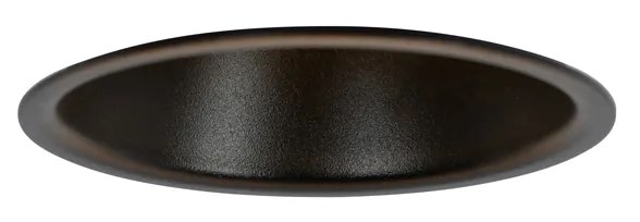 Zestaw 6 czarnych wpuszczanych reflektorów GU10 35 mm IP44 - Dept