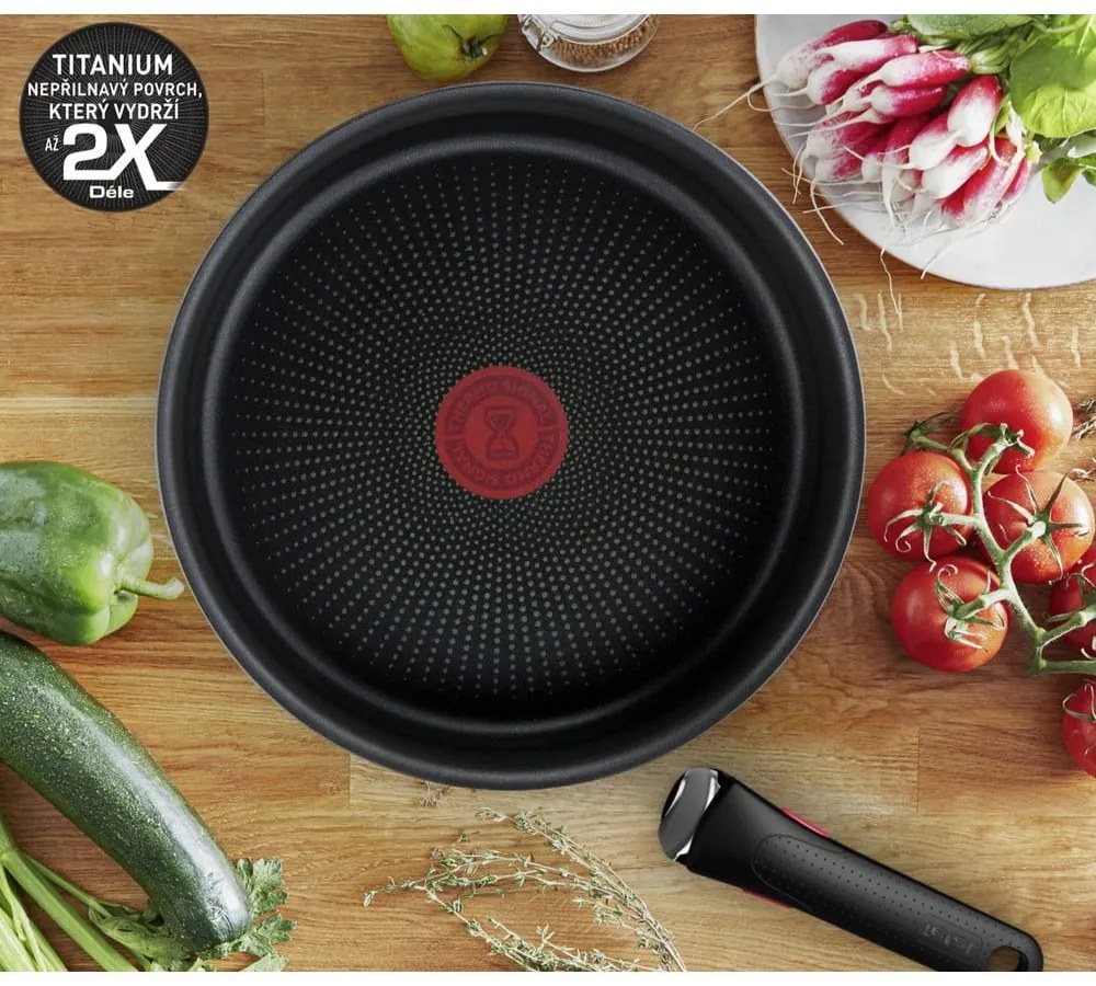 Zestaw garnków ze stali nierdzewnej 13 szt. INGENIO Emotion L897DS04 – Tefal