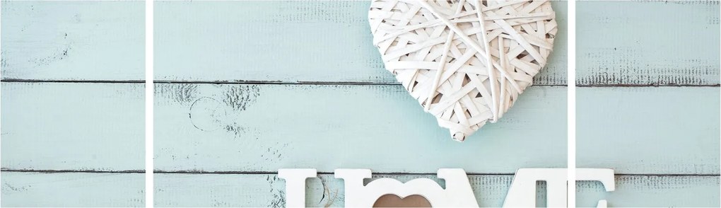 Obraz - I love home (170x50 cm)