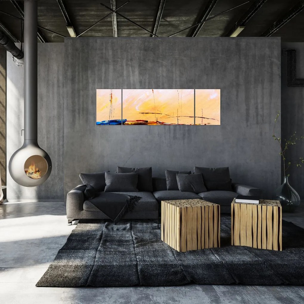 Obraz - Obraz statku (170x50 cm)
