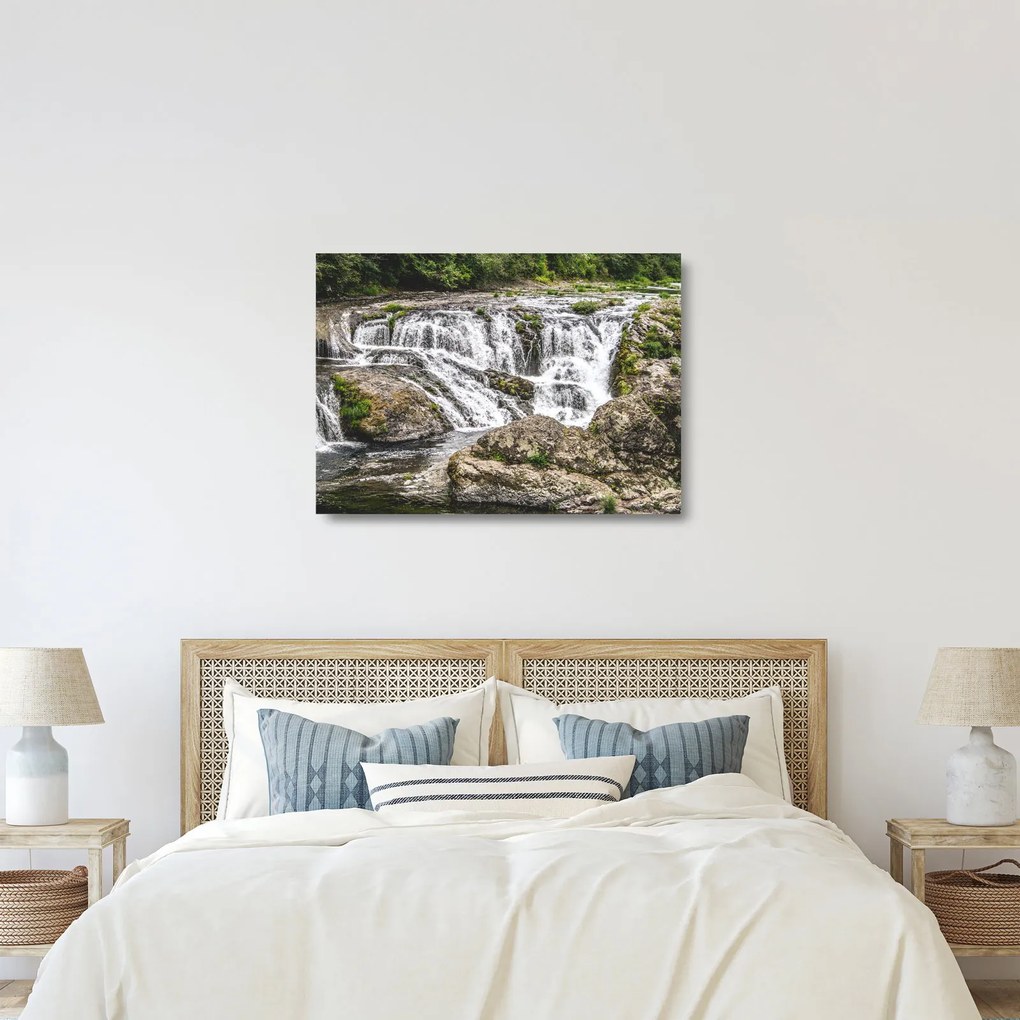Obraz na szkle - Rapids (70x50 cm)
