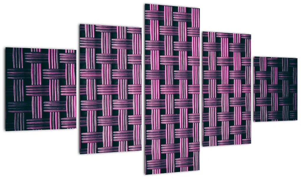 Obraz fioletowej tekstury (125x70 cm)