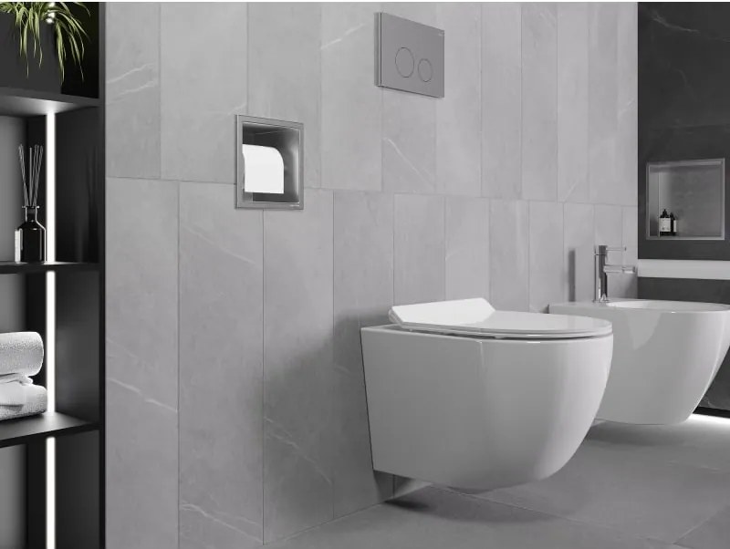 Mexen X-Wall-P uchwyt na papier toaletowy, inox - 1913