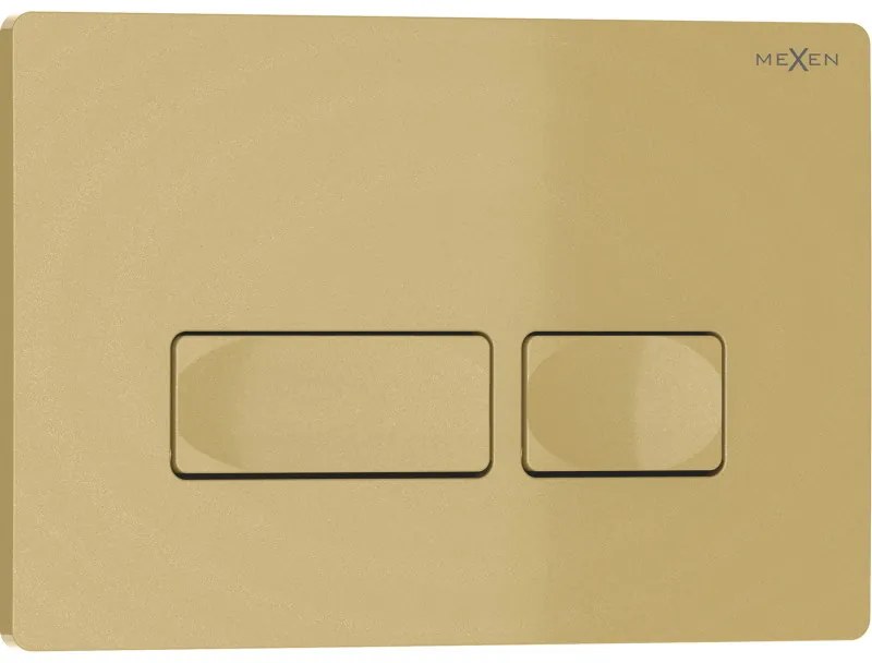 Mexen Tex 04 przycisk spłukujący, złoty - 6104-06
