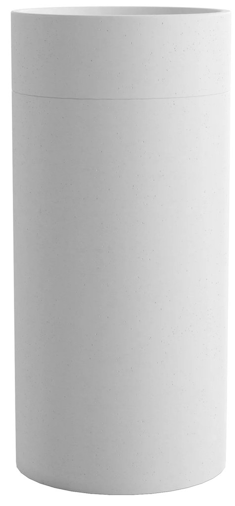 Umywalka betonowa wolostojąca bez otworu na baterię DELIS | Różne kolory : Kolor - Biały (beton), Podłączenie syfonu - Do ściany